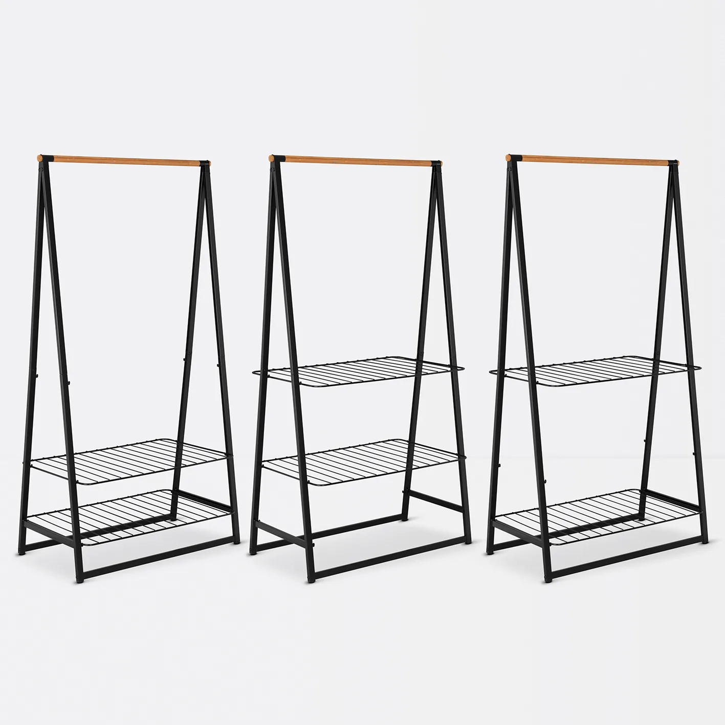 Linn clothes stand large, Black Brabantia