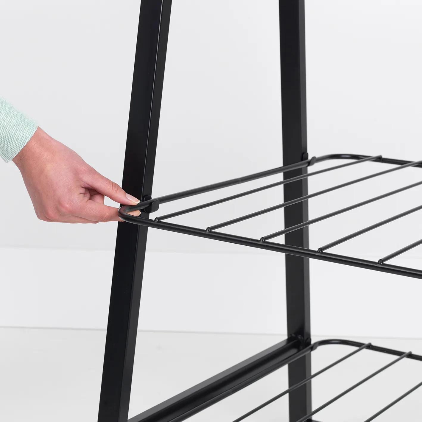 Linn clothes stand large, Black Brabantia