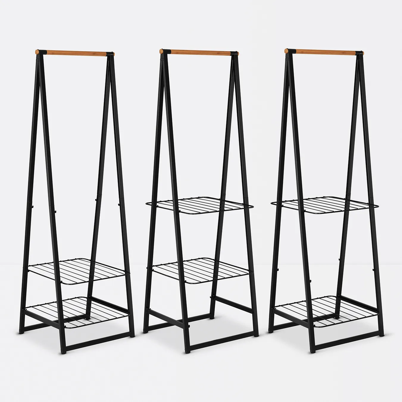 Linn clothes stand small, Black Brabantia
