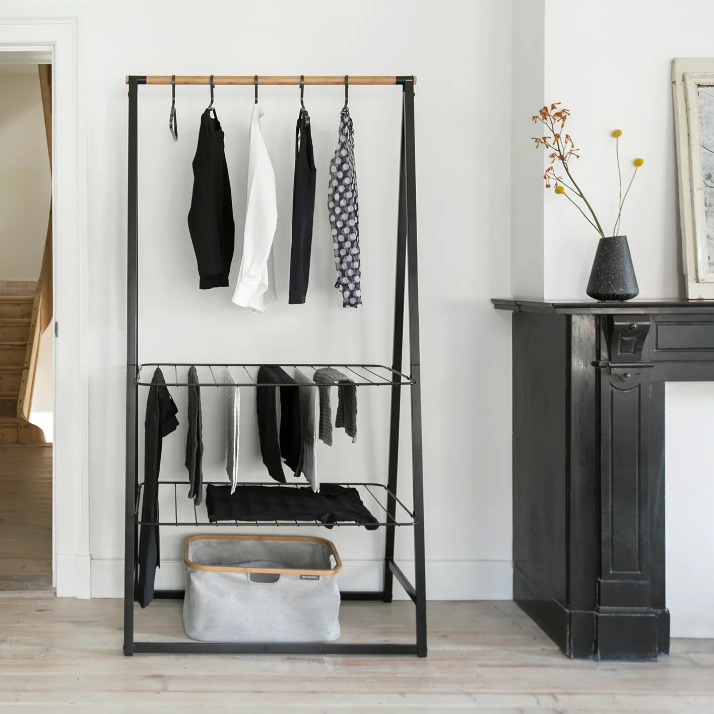 Linn hanger 4-pack, Black Brabantia
