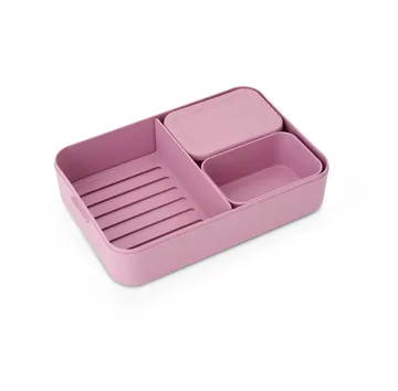 Make & Take bento lunch box large 2 L - Lilac Pink - Brabantia