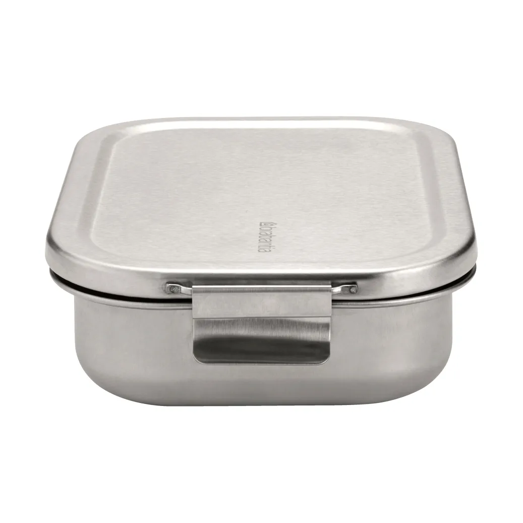 Make & Take lunch box steel medium, Matte stainless steel Brabantia