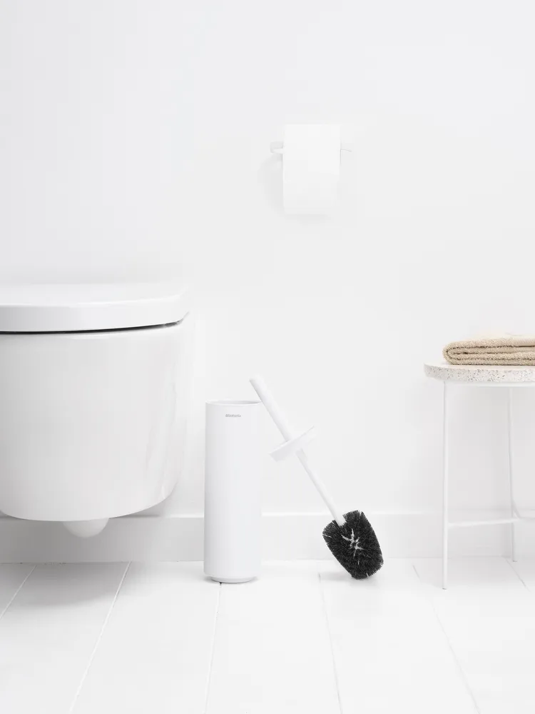 MindSet toilet brush with holder, Mineral fresh white Brabantia