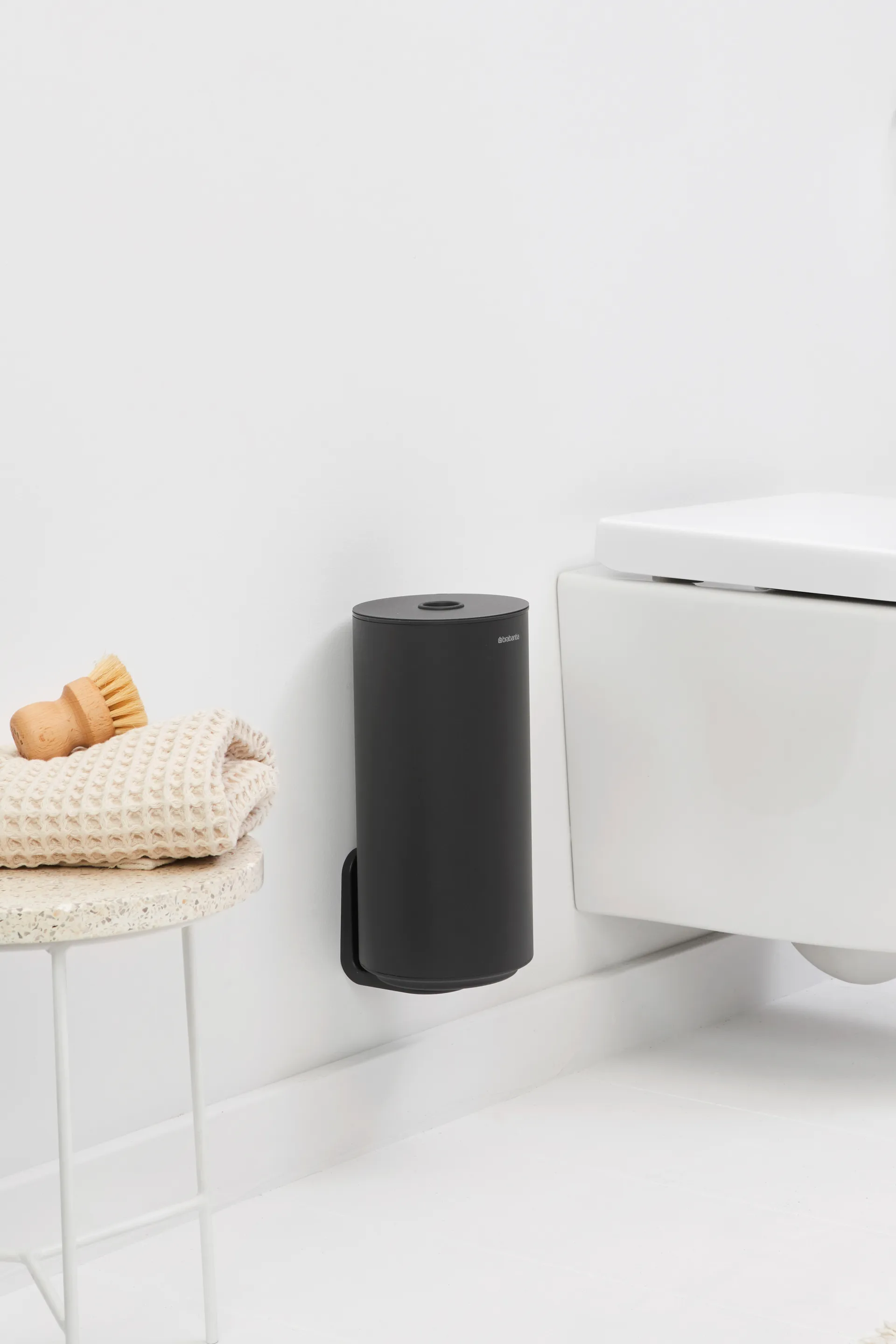 MindSet Toilet roll holder, Mineral Infinite Grey Brabantia