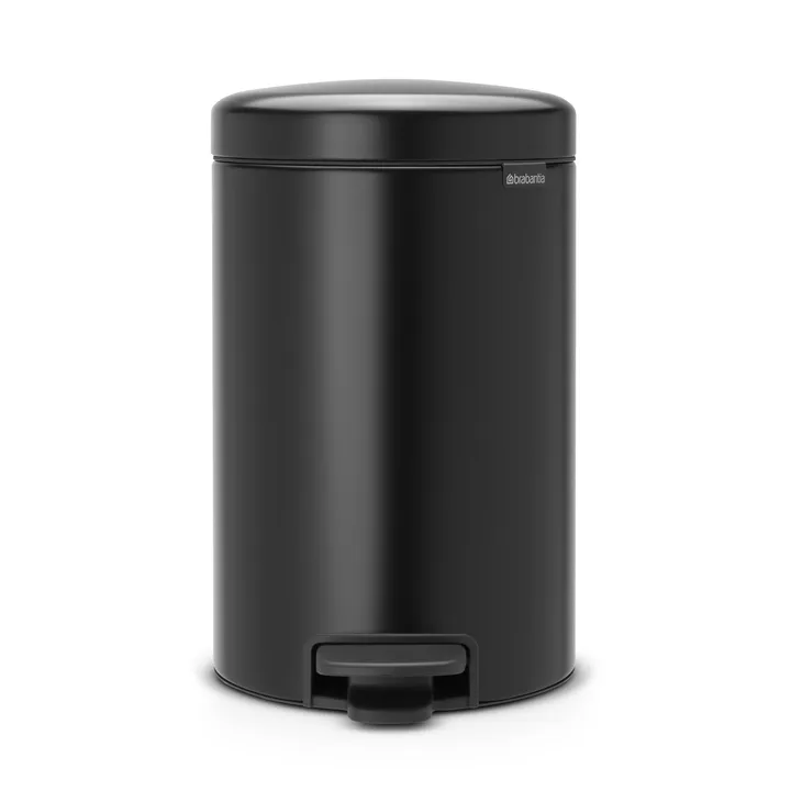 New Icon pedal bin 12 liter - matte black - Brabantia