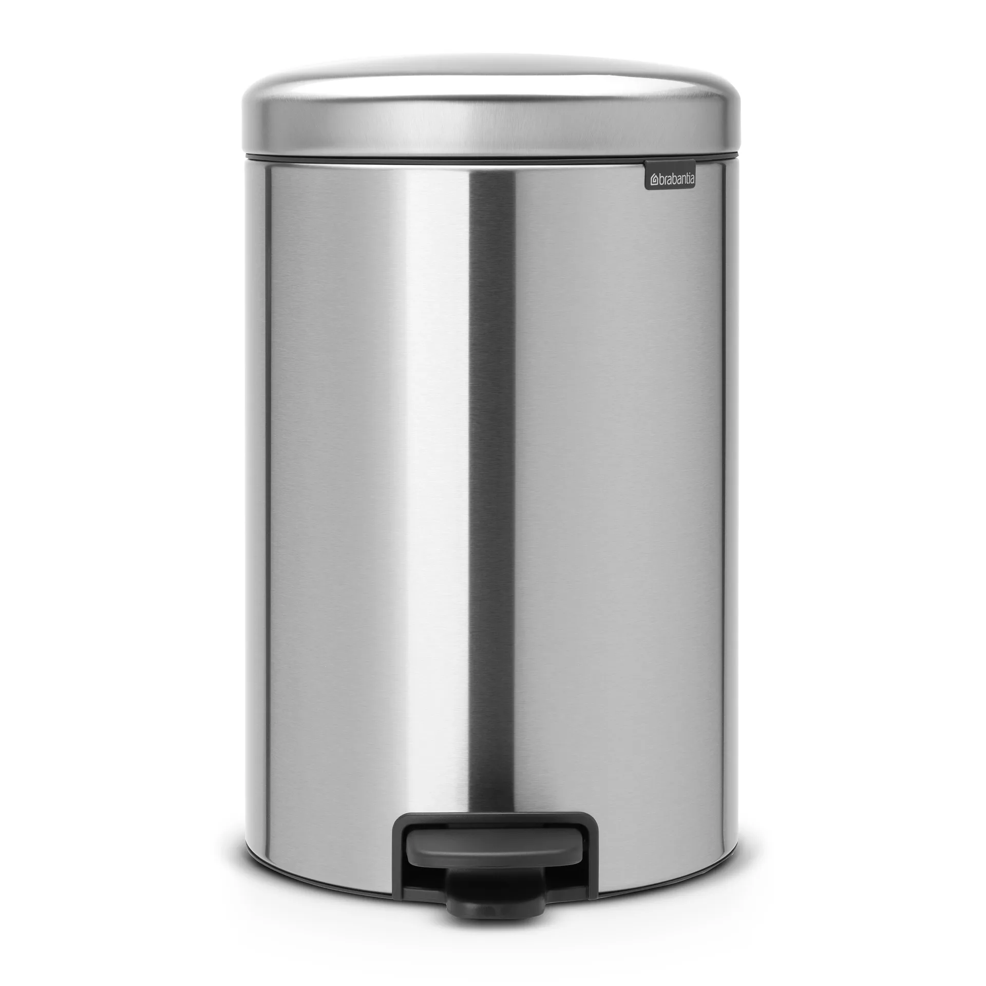 New Icon pedal bin 20 liter, matte steel Brabantia