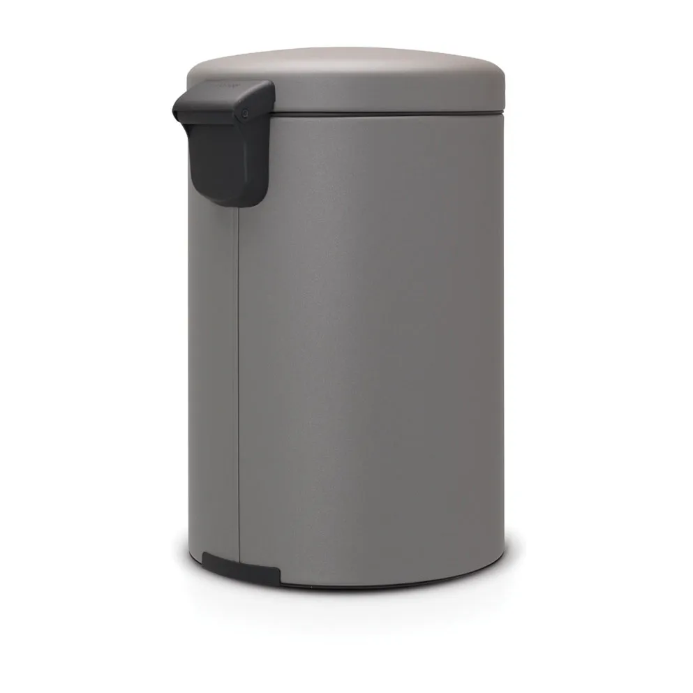 New Icon pedal bin 20 liter, Mineral concrete grey Brabantia