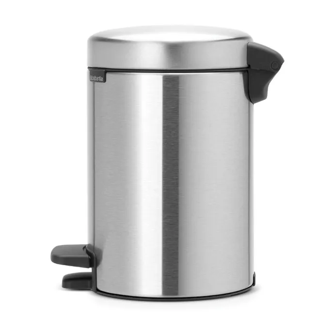 New Icon pedal bin 3 liter, Matt steel fingerprint proof Brabantia
