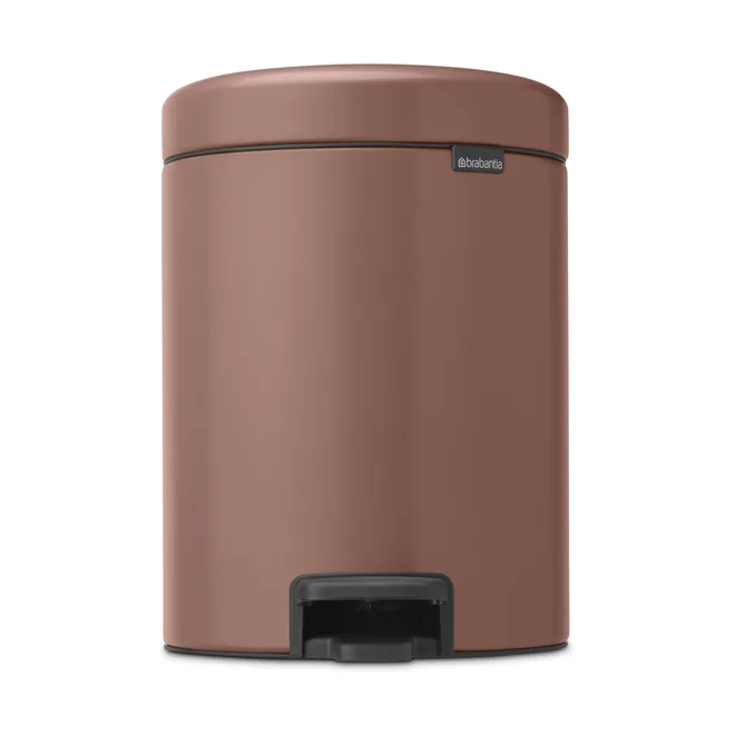 New Icon pedal bin 5 liter, Satin taupe Brabantia