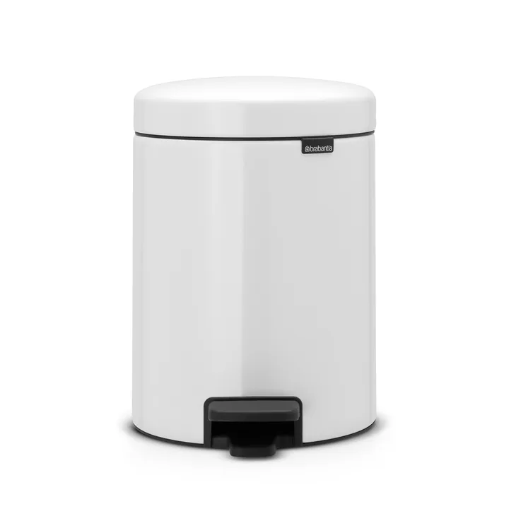 New Icon pedal bin 5 liter - white - Brabantia