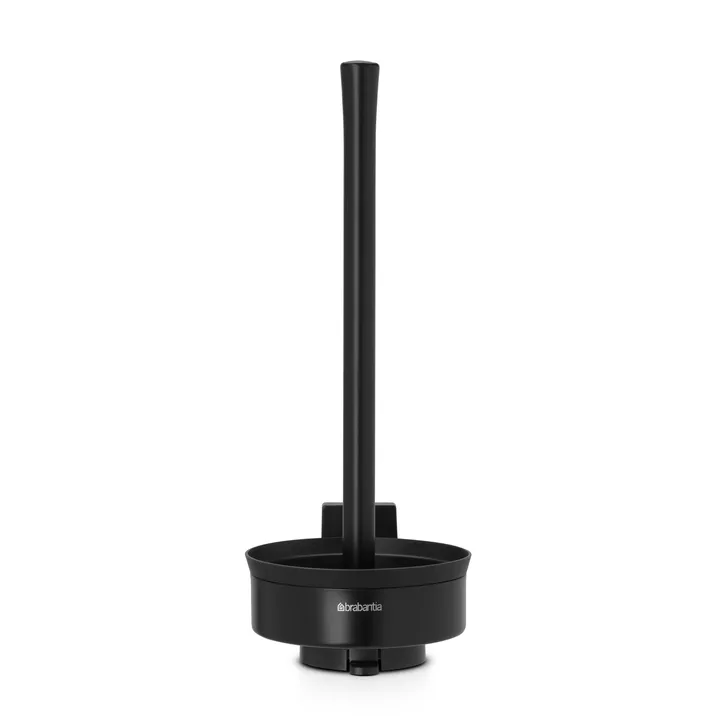 Profile toilet roll dispenser for 3 rolls - black - Brabantia