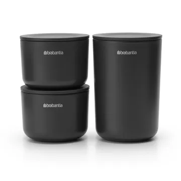 ReNew storage jar 3-pack - dark grey - Brabantia