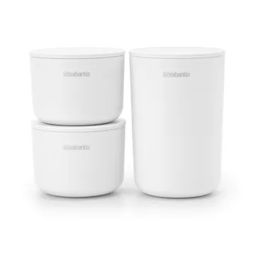 ReNew storage jar 3-pack - white - Brabantia
