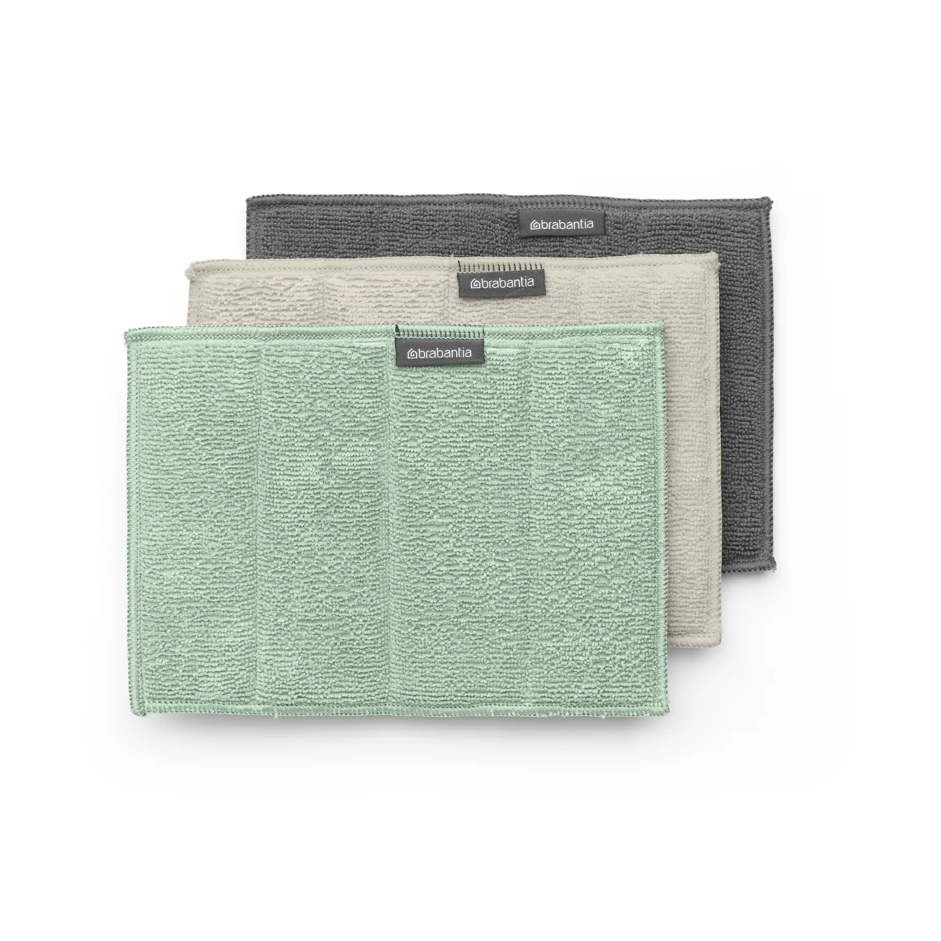 Sinkside sponge microfiber 3-pack, Mixed Brabantia