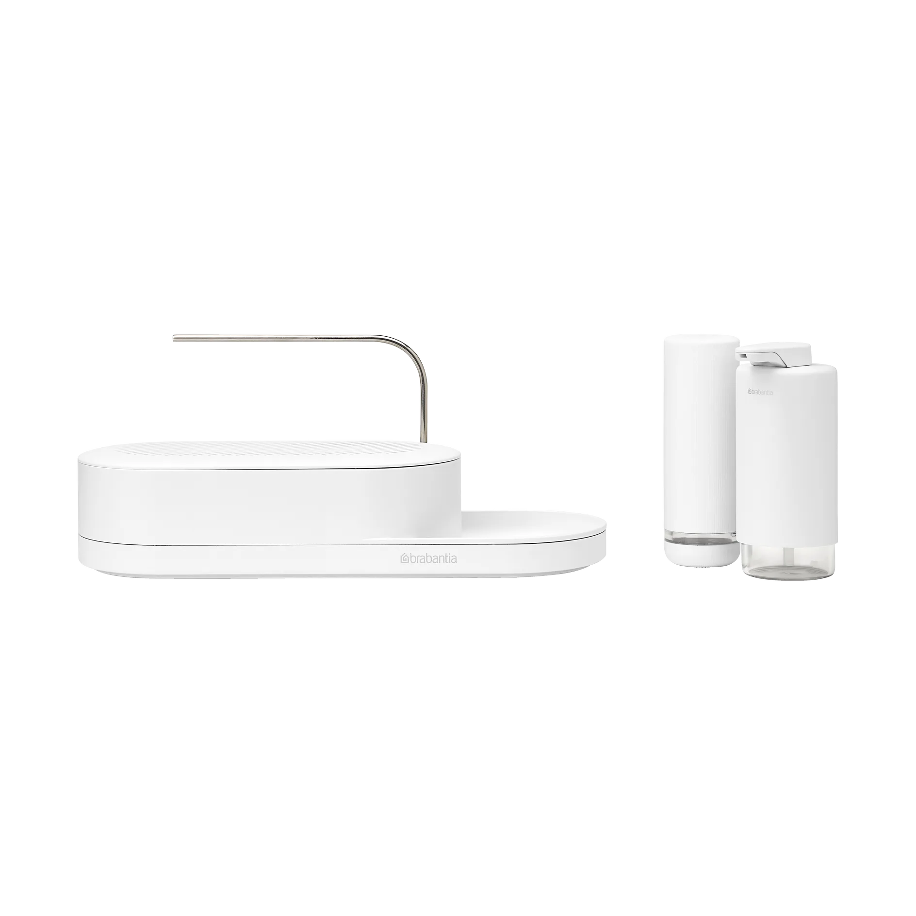 SinkStyle sink organiser set 3 pieces, Mineral Fresh White Brabantia