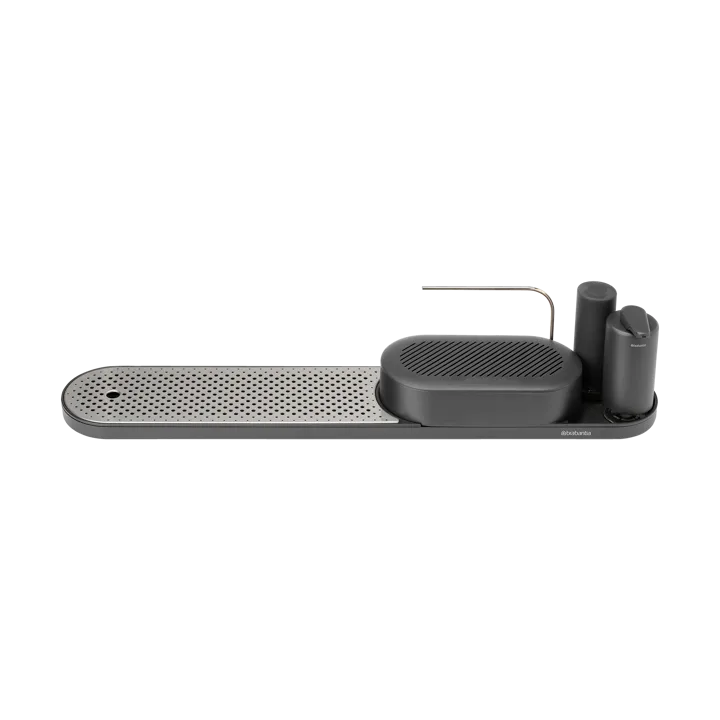 SinkStyle sink organiser set 4 pieces - Mineral Infinite Grey - Brabantia