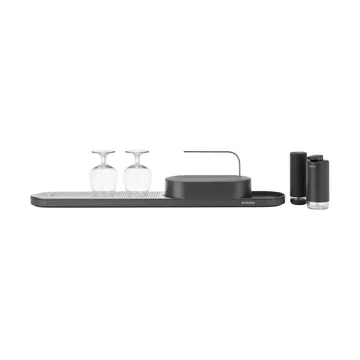 SinkStyle sink organiser set 4 pieces - Mineral Infinite Grey - Brabantia