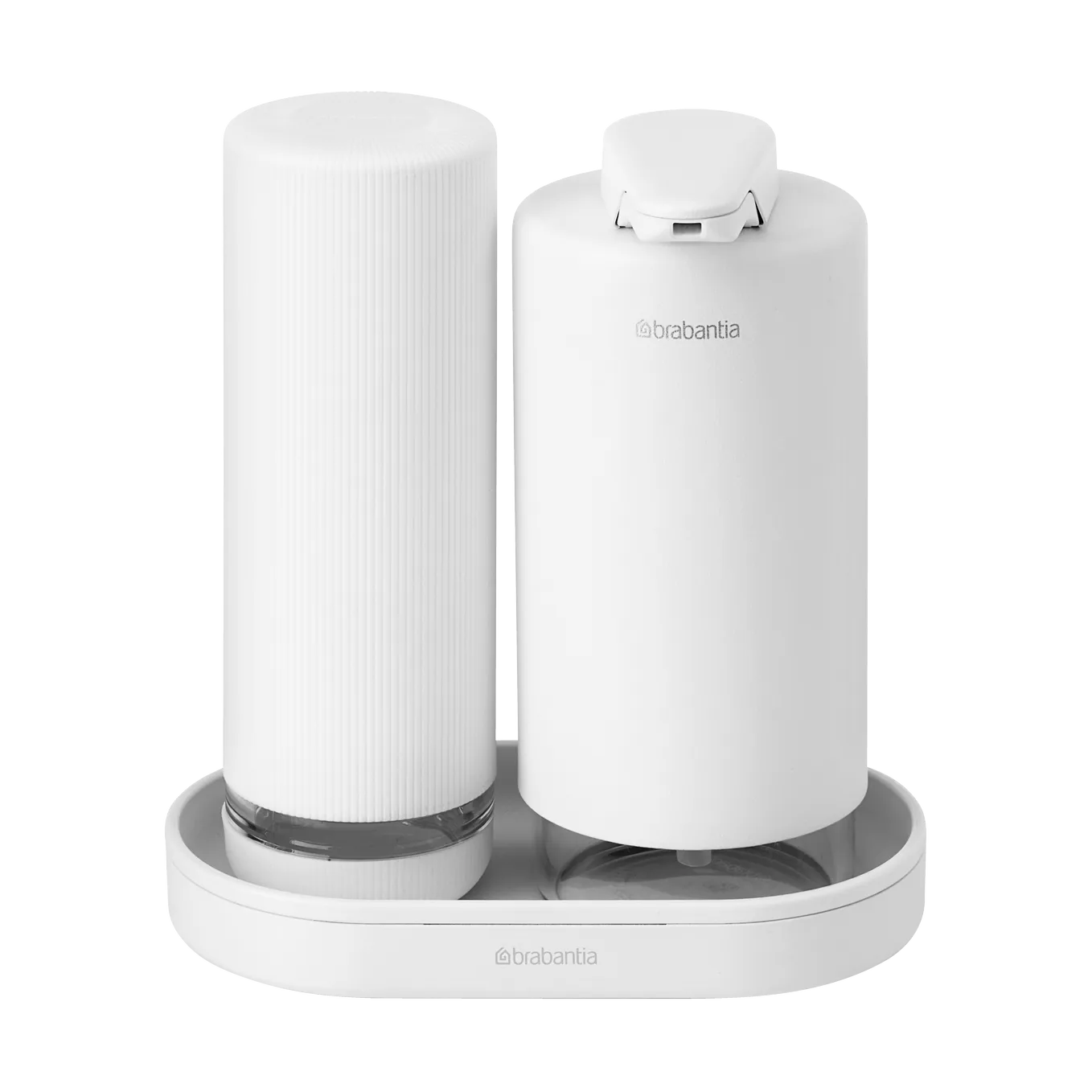 SinkStyle soap dispenser/washing liquid set, Mineral Fresh White Brabantia