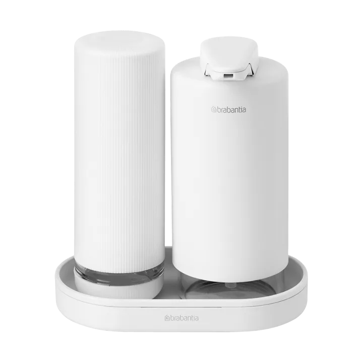 SinkStyle soap dispenser/washing liquid set - Mineral Fresh White - Brabantia