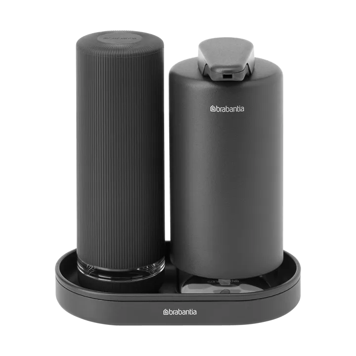 SinkStyle soap dispenser/washing liquid set - Mineral Infinite Grey - Brabantia