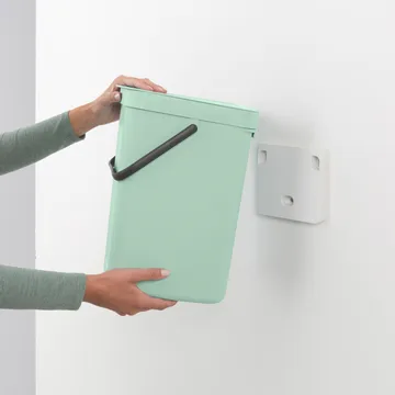 Sort & Go waste bin 12 l. - Jade green - Brabantia