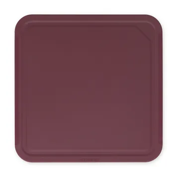 TASTY+ cutting board medium 25x25 cm - Aubergine red - Brabantia
