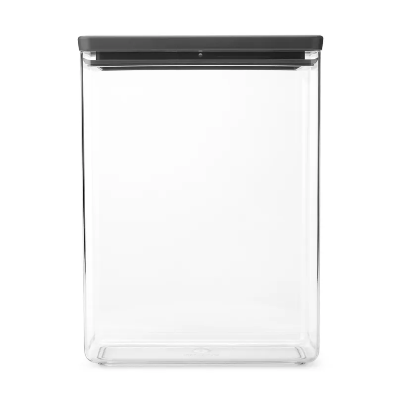 TASTY+ stackable container 5.4 liters, Dark grey Brabantia