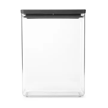 TASTY+ stackable container 5.4 liters - Dark grey - Brabantia