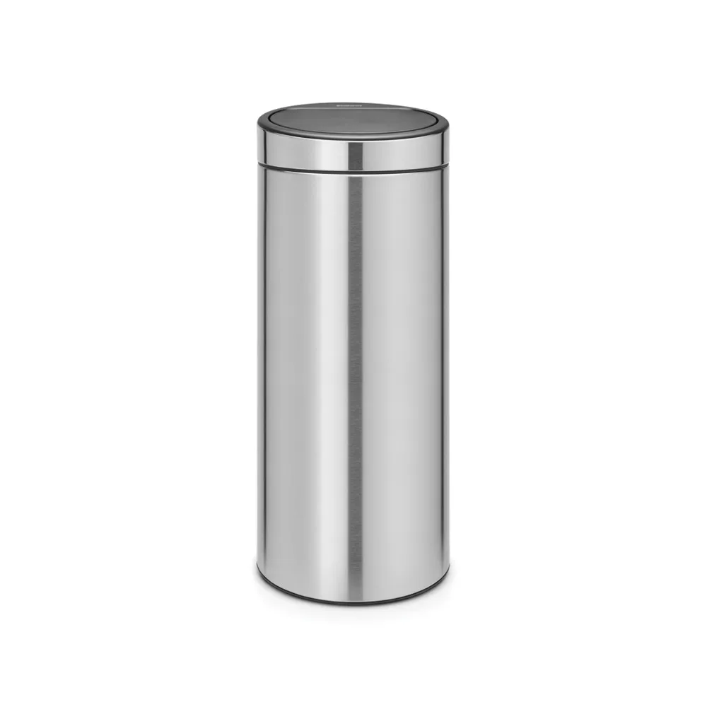 Touch Bin NEW plastic inner bucket 30 L, Brushed steel Brabantia