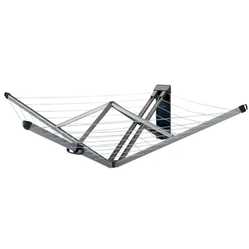 WallFix clothesline 24m with fabric cover - Grey - Brabantia