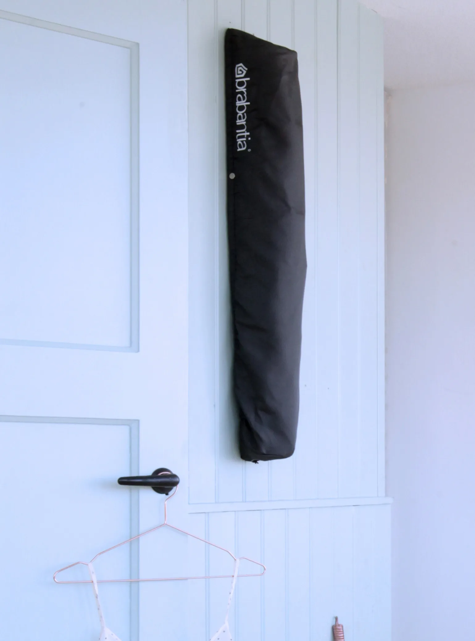 WallFix clothesline 24m with fabric cover, Grey Brabantia