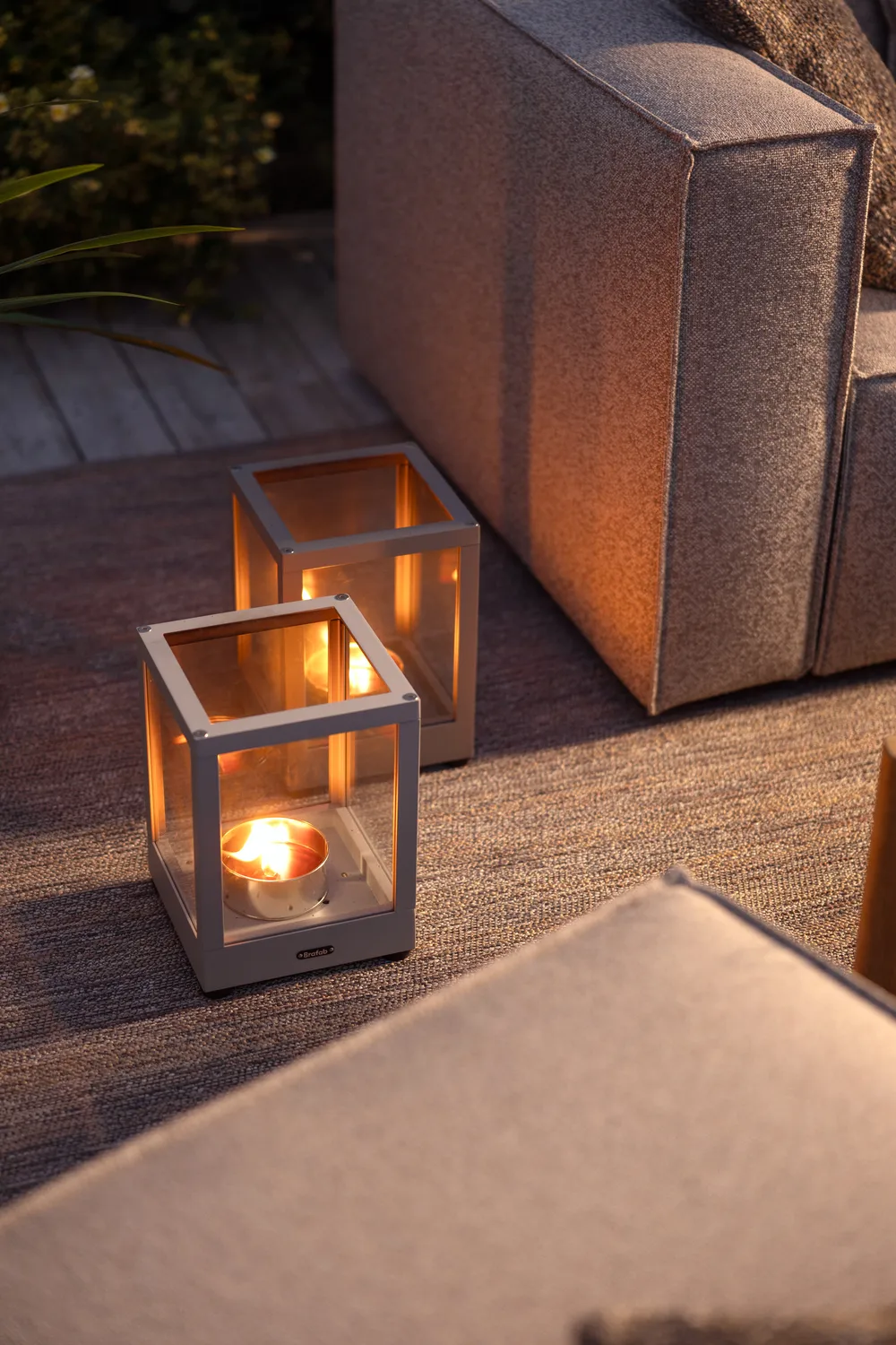 Belfort lantern, Khaki, 28 cm Brafab