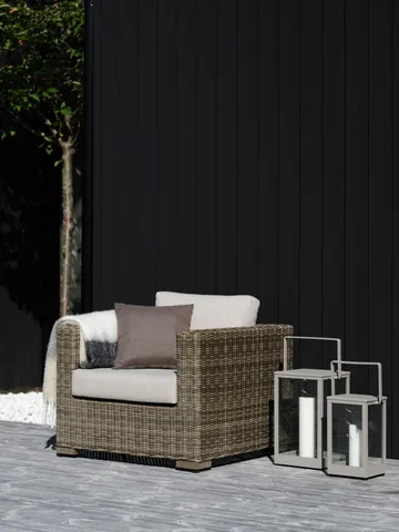 Belfort lantern - Light grey H37 cm - Brafab
