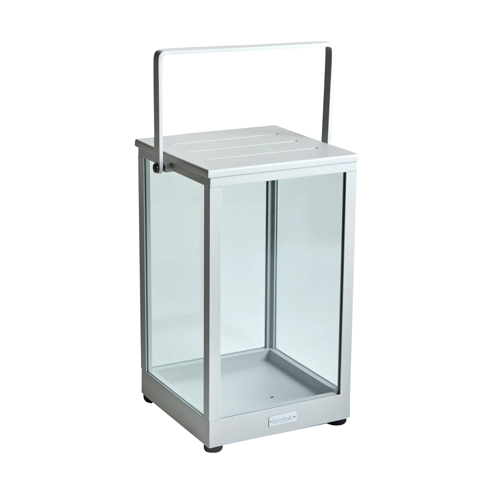 Belfort lantern, Light grey H43 cm Brafab