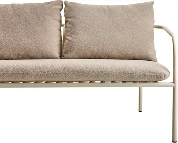 Bendt sofa - Teddy beige-pearl white - Brafab