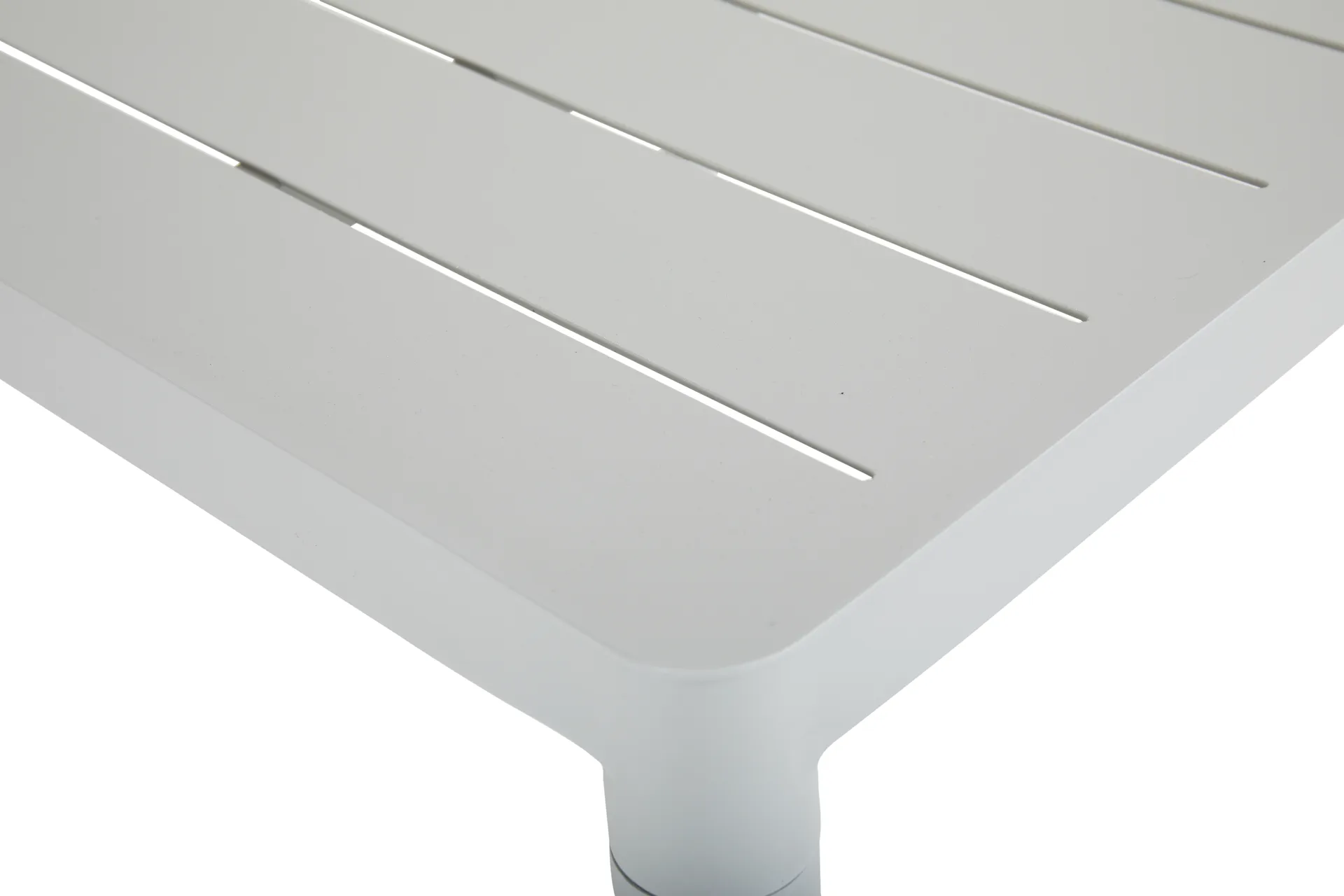 Bigby dining table, Light grey, 144x76 cm Brafab