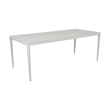 Bigby dining table - Light grey, 195x90 cm - Brafab