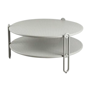 Blixt coffee table - Light grey Ø85 cm - Brafab