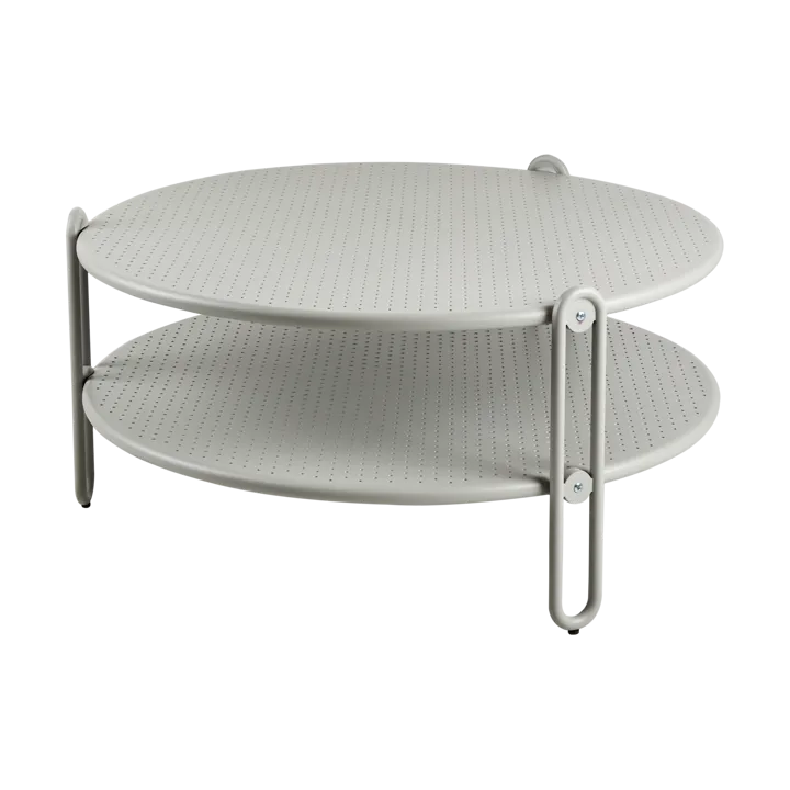 Blixt coffee table - Light grey Ø85 cm - Brafab