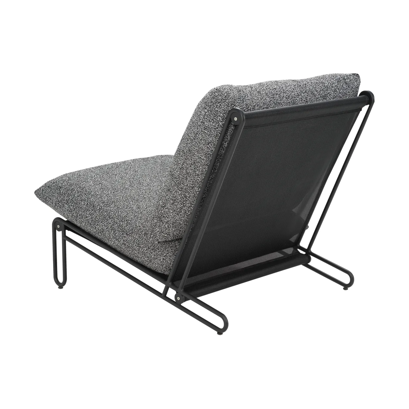 Blixt lounge armchair, Black-teddy ant Brafab