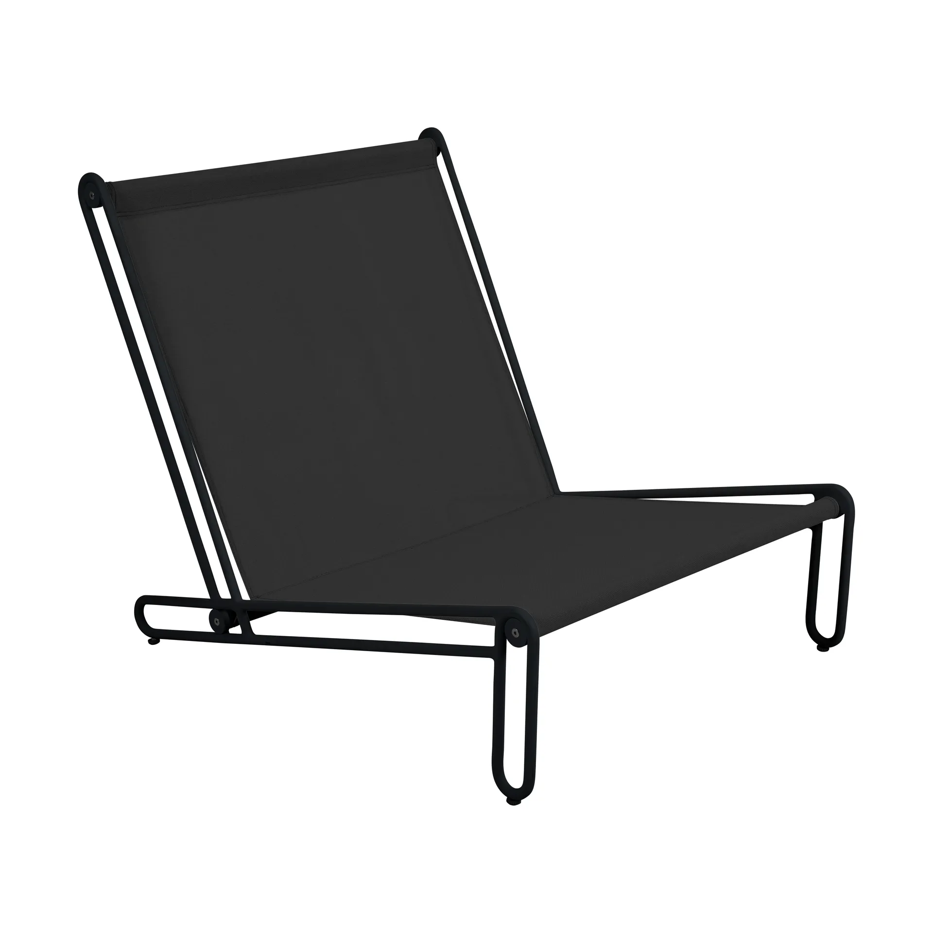 Blixt lounge chair, Black-clay beige Brafab