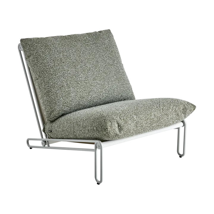 Blixt lounge chair - Light grey-teddy verde - Brafab