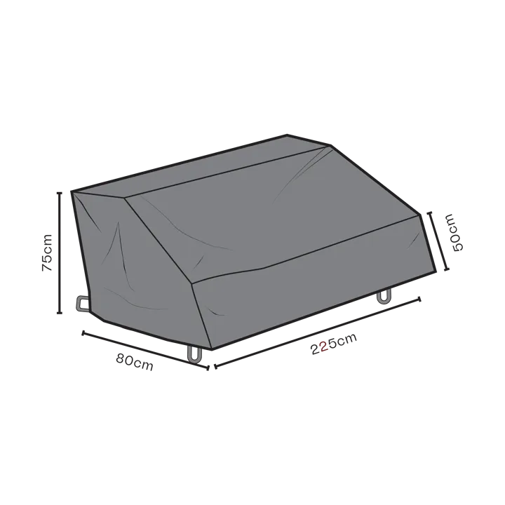 Brafab furniture cover sofa - Black 80 cm - Brafab