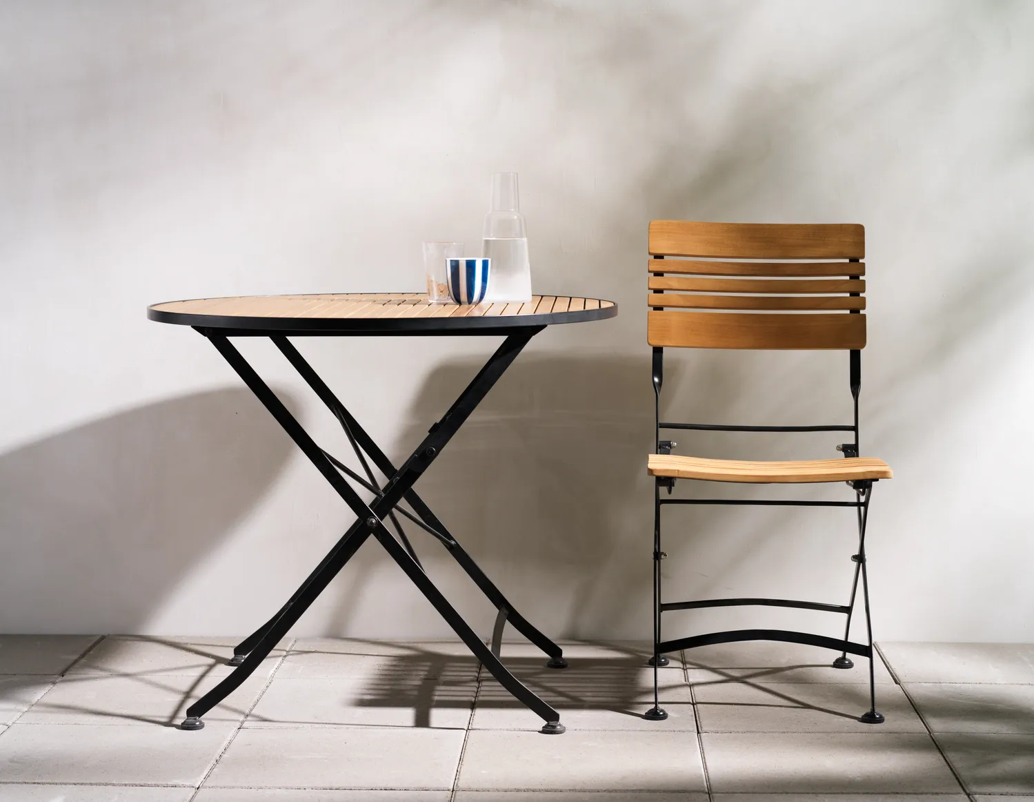 Brewer dining chair, Black-teak Brafab