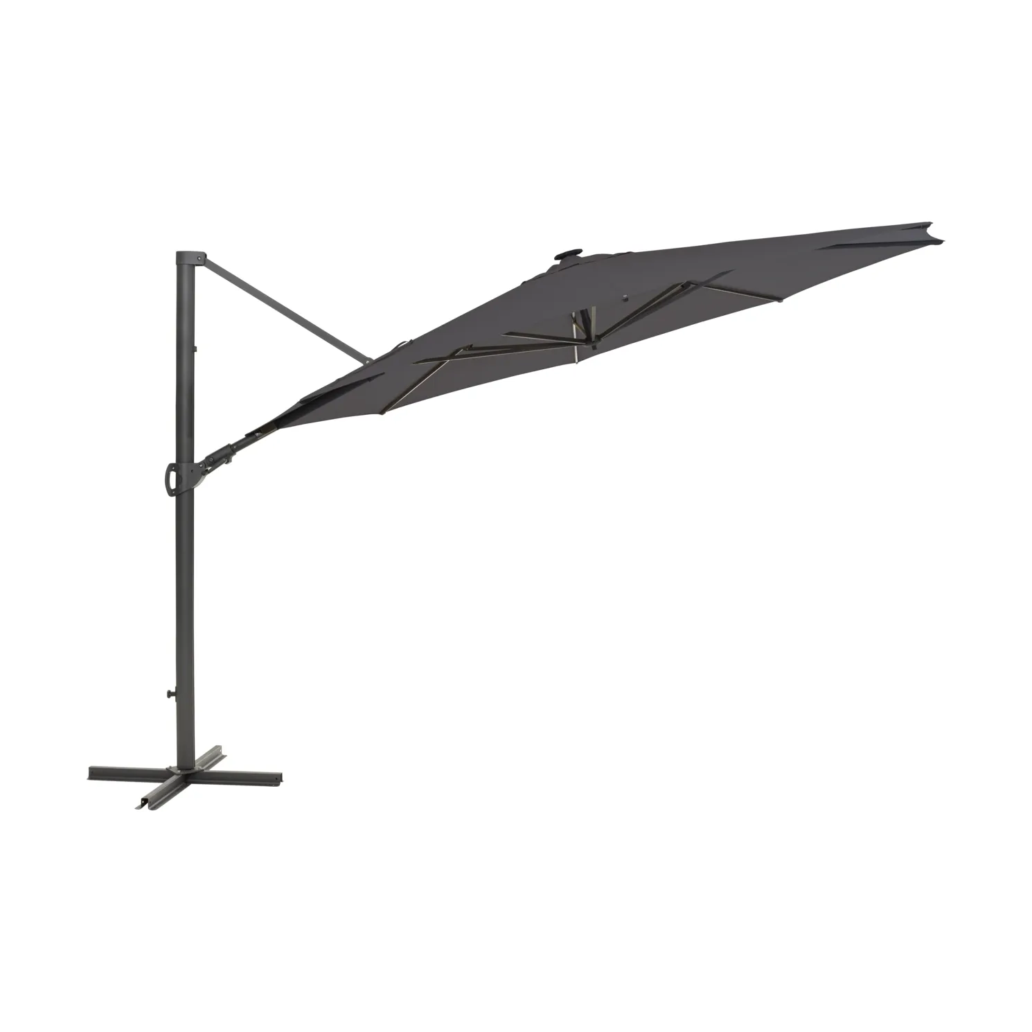 Cilento parasol, Anthracite grey Brafab