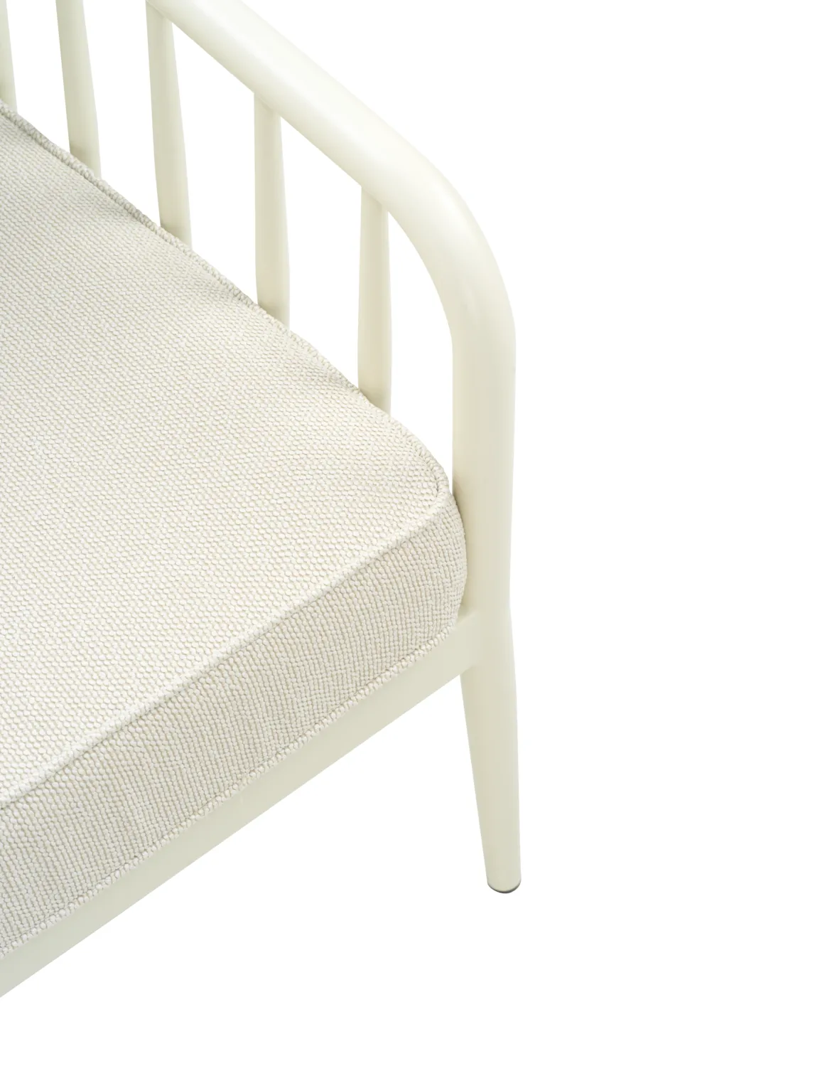 Coleville sofa, Pearl white-dot beige, 3-seater Brafab