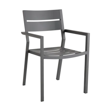 Delia armchair - Anthracite - Brafab