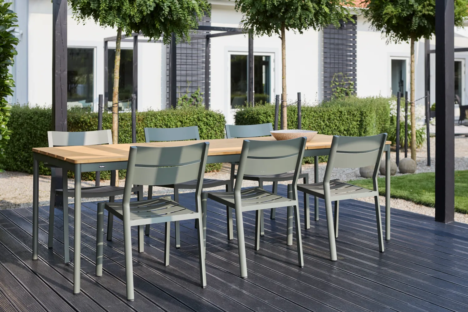 Delia armchair, Nordic green Brafab