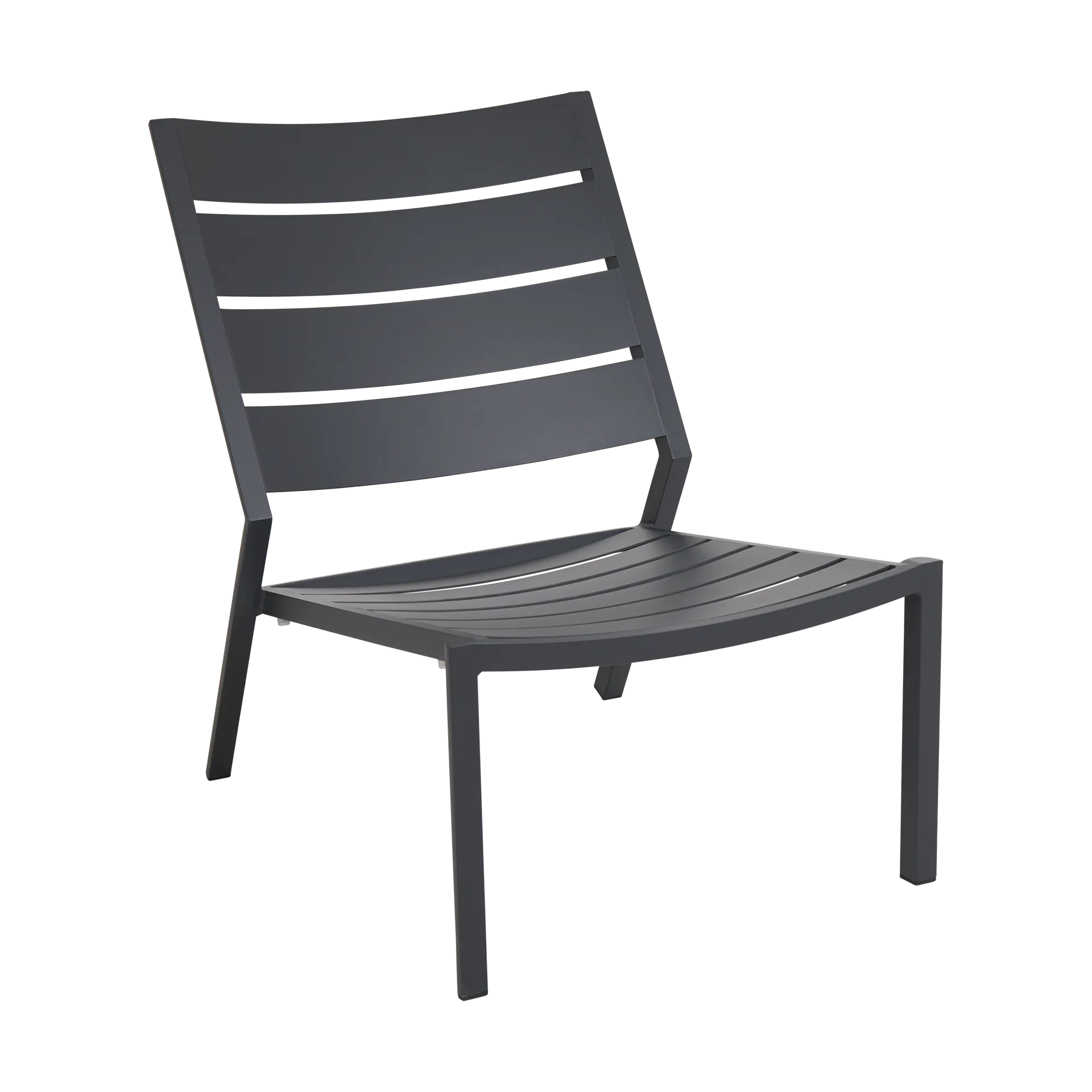 Delia lounge chair, Anthracite Brafab