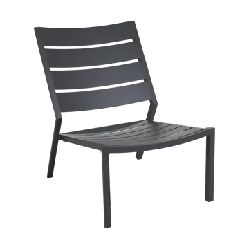 Delia lounge chair - Anthracite - Brafab